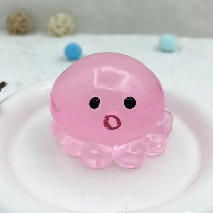 Bubble Octopus Squishy Stress Relief Toy – Slow Rise Squeeze Ball