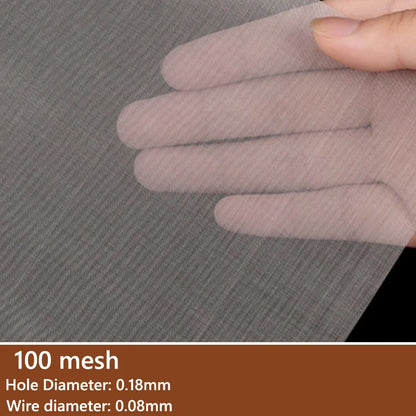 304 Stainless Steel Wire Mesh Filter Screen – 4 to 500 Mesh