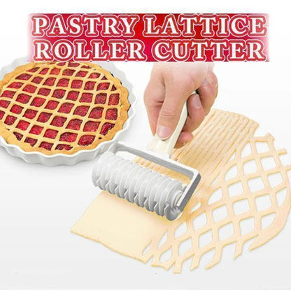 Pastry Lattice Roller Cutter – Pizza & Cookie Dough Wheel
