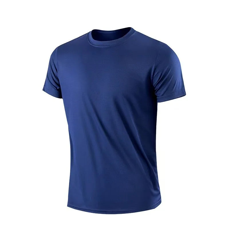 Men's Quick-Dry Athletic T-Shirt – Moisture-Wicking Gym Top