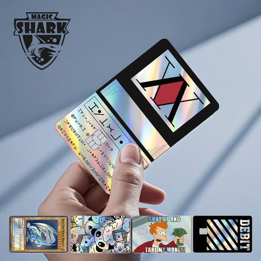 Holographic Credit Card Skin Sticker – Laser Anime Designs