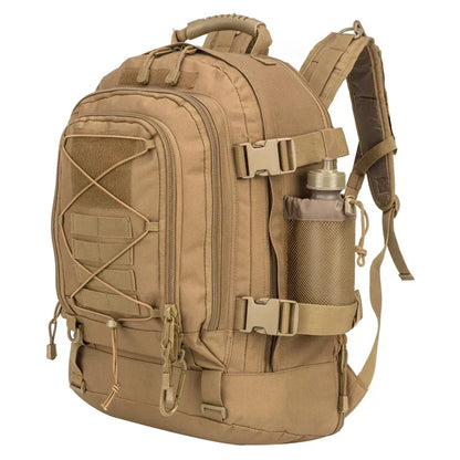 60L Military Tactical Backpack MOLLE Army Rucksack for Hiking & Camping