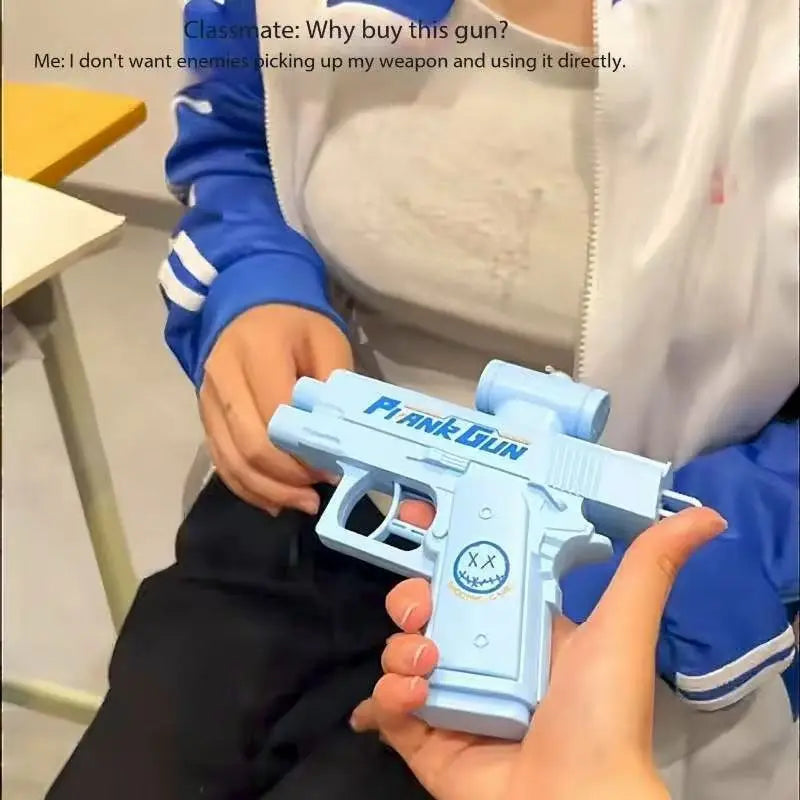 Water Squirt Gun Toy – 2-Way Press Spray Prank Pistol