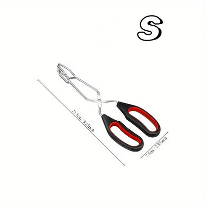 BBQ Scissor Tongs – Non-Slip Grilling & Baking Clip