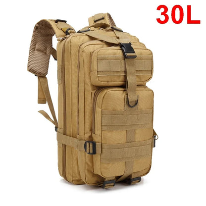 Tactical Backpack 30L/50L MOLLE Military Assault Pack Hiking Outdoor Bag