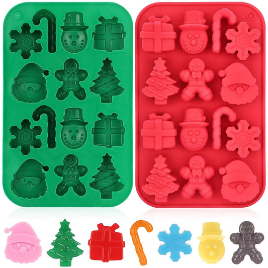 Christmas Silicone Chocolate Mold – Holiday Candy Baking Mould