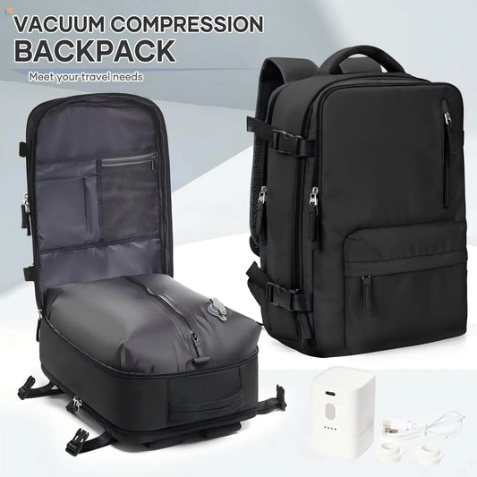 Vacuum Compression Travel Backpack 45x36x20 – Cabin Approved