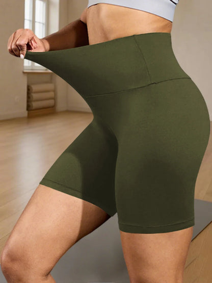 High-Waist Biker Shorts for Women - Tummy Control