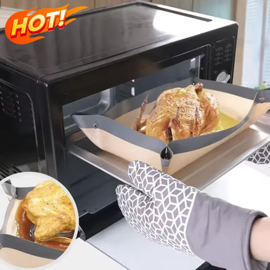 Silicone Baking Mat – Non-Stick Reusable Oven Liner, Heat Resistant & Leakproof