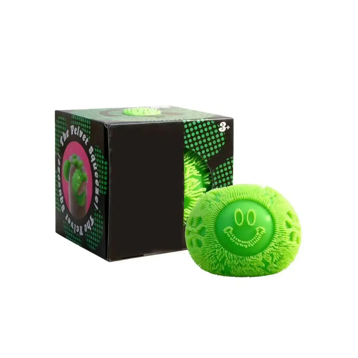 Fluffy Flower Squeeze Toy – Soft Stress Relief Pinch Ball