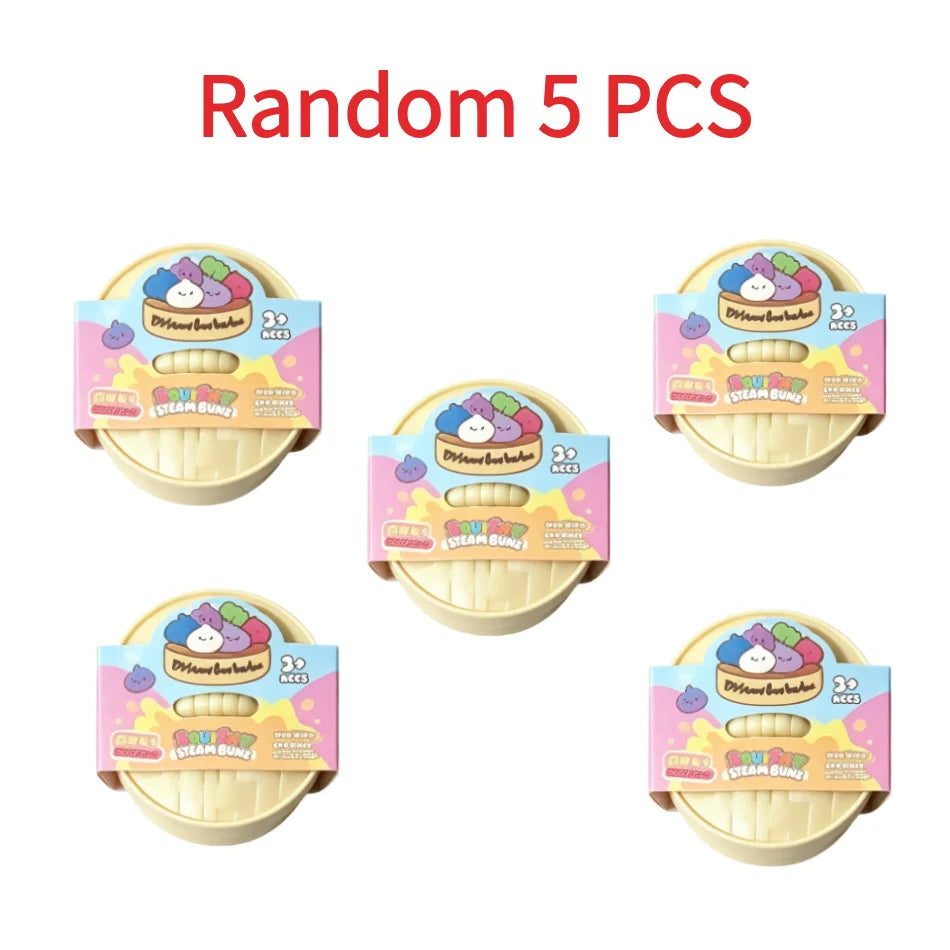 Squishy Dumpling Blind Box Stress Relief Toy – Colorful Anti-Anxiety Fidget