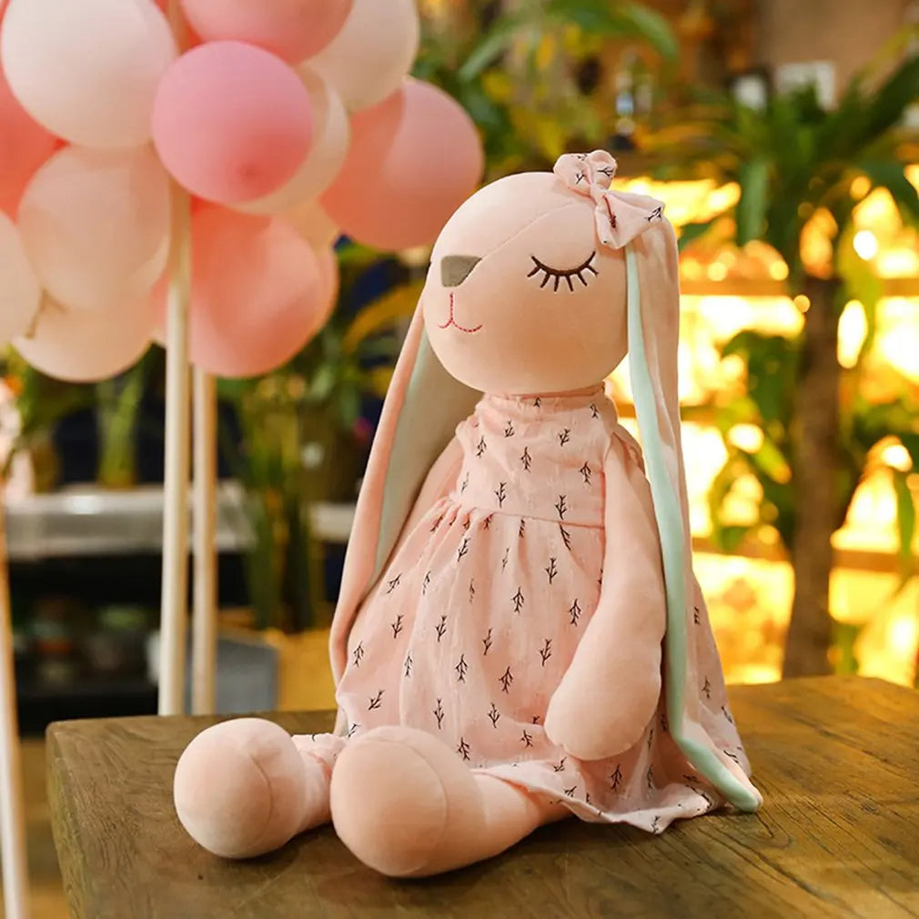 Cute Bunny Plush Doll – 35cm Soft Stuffed Rabbit Toy