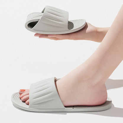 Foldable Travel Slippers for Men & Women – Non-Slip EVA Shower Shoes