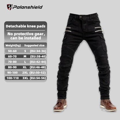 Motorcycle Riding Pants with CE Level 2 Armor Pads – Men & Women