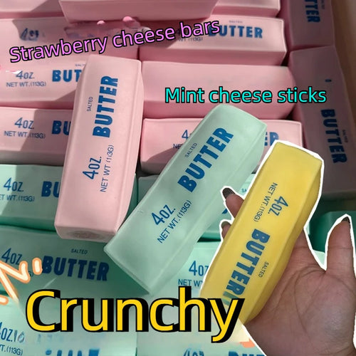 Crunchy Butter Stick Squishy Fidget Toy – ASMR Stress Relief