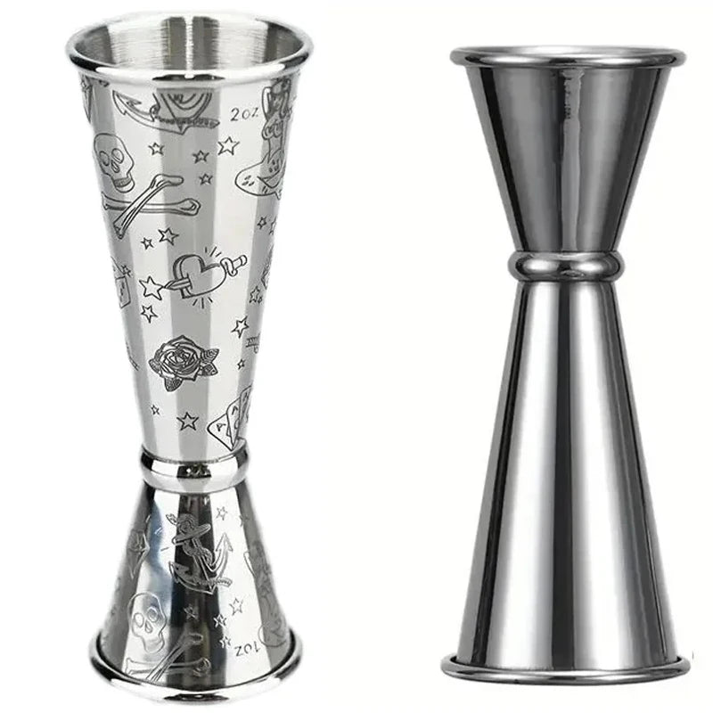 Stainless Steel Double Jigger – 30ml/60ml Cocktail Measure Cup