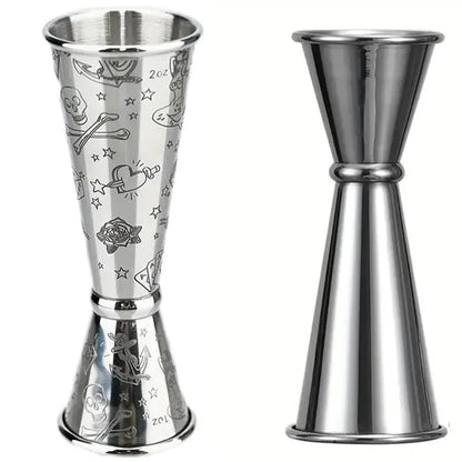 Stainless Steel Double Jigger – 30ml/60ml Cocktail Measure Cup