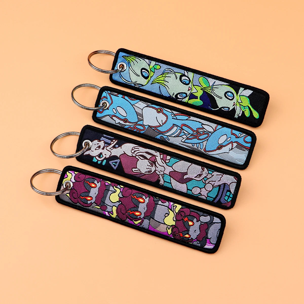 Anime Elf Monster Embroidery Keychain – Bag & Backpack Charm