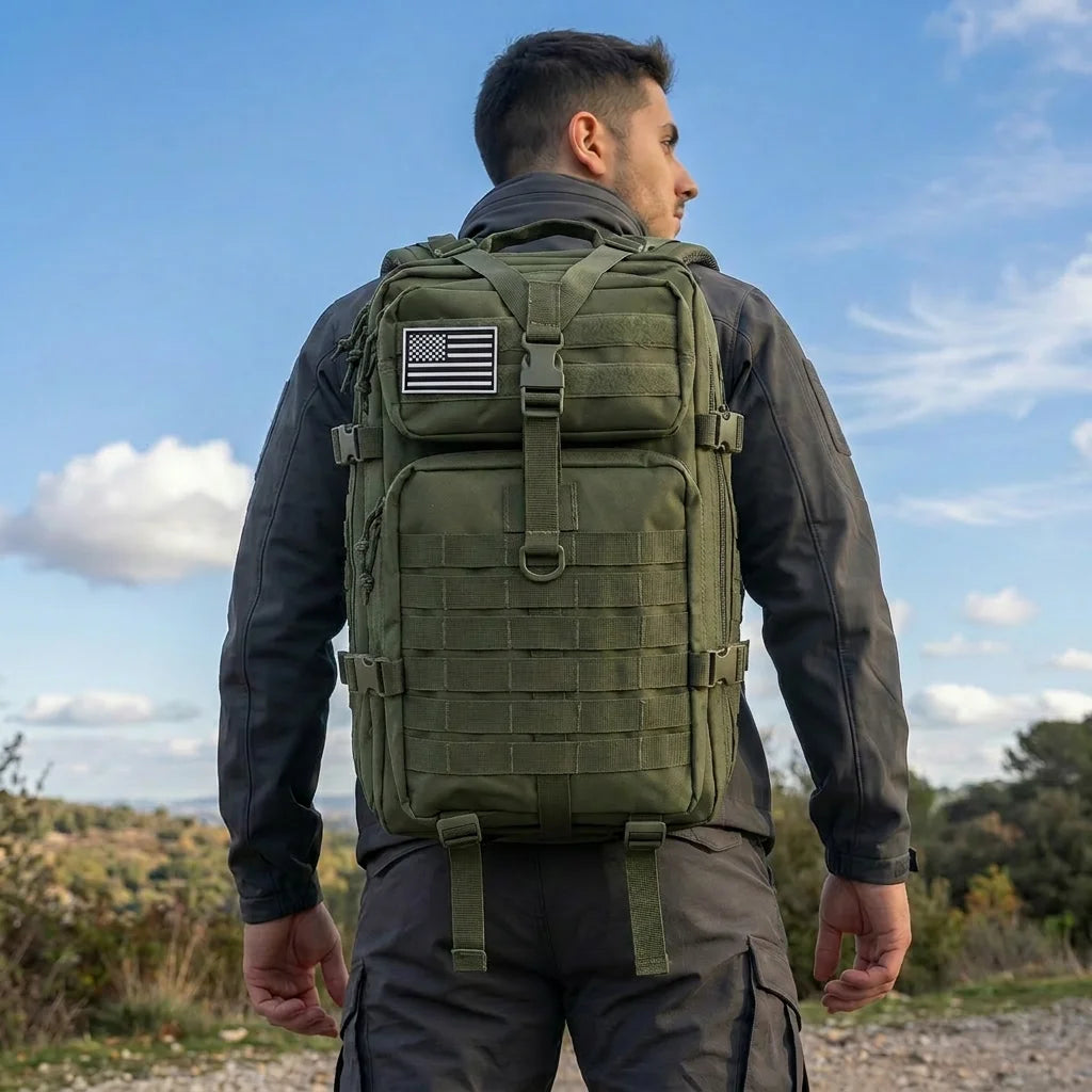 45L Tactical Backpack Molle Military Bug Out Bag