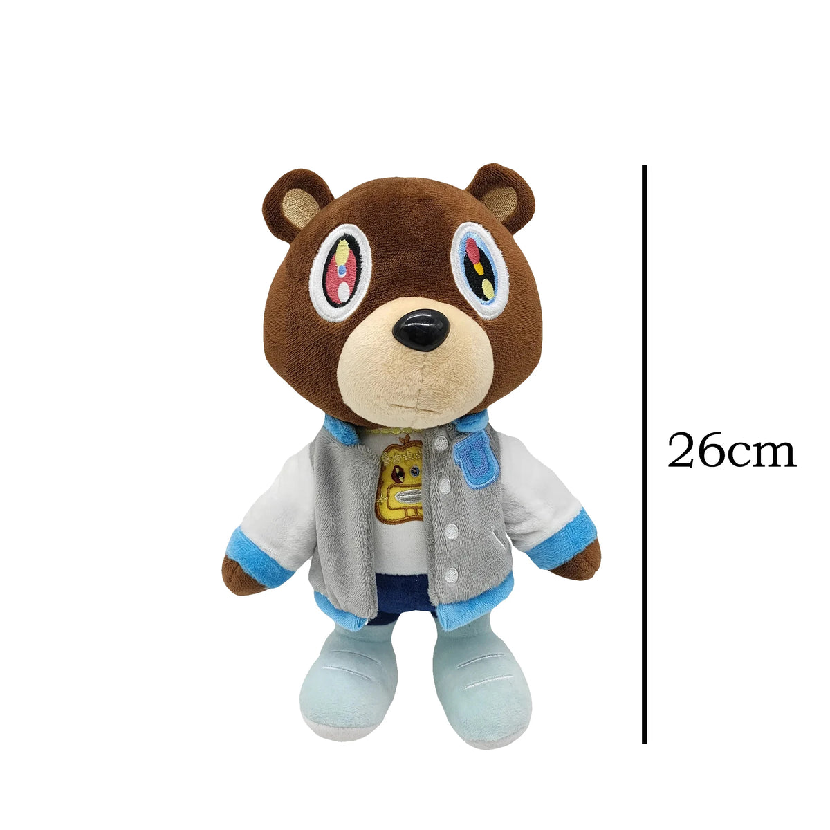 Graduation Bear Plush Toy – Kawaii Dropout Teddy Stuffed Doll 26cm