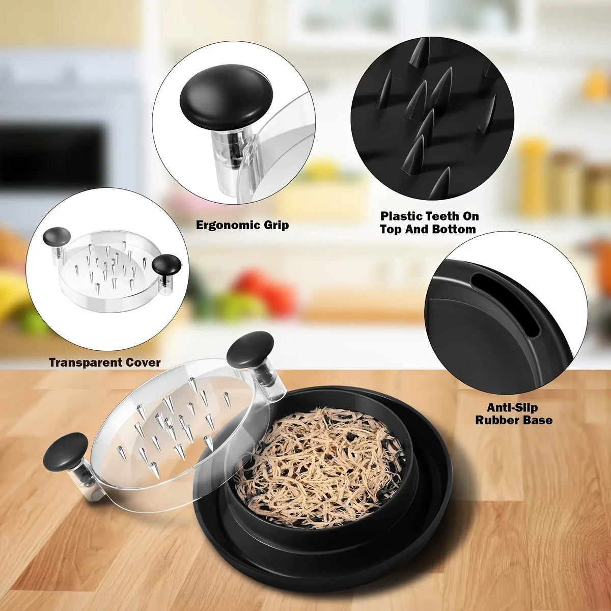 Chicken Shredder Tool – Ergonomic Non-Slip Meat Shredder