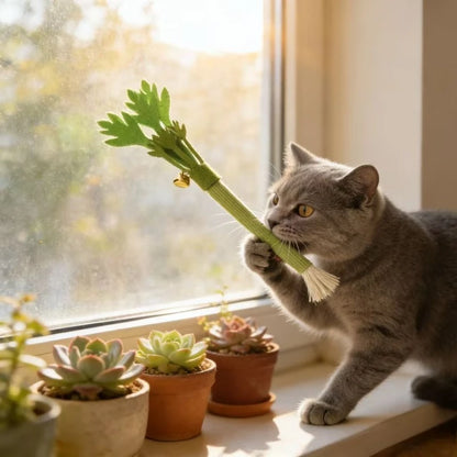 Cat Chew Toy – Catnip Molar Stick for Teeth Cleaning & Interactive Play