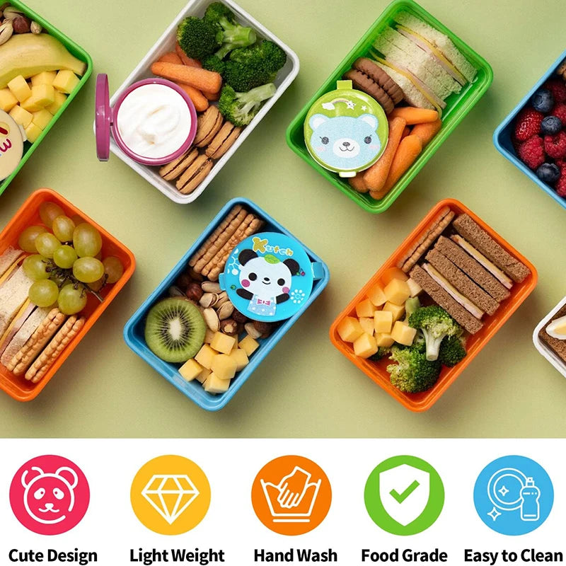 Kids Bento Food Picks Set – Cute Animal Forks & Lunch Accessories