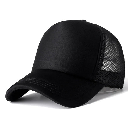 Mesh Snapback Trucker Hat – Unisex Adjustable Dad Cap