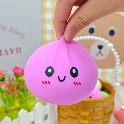 Baozi Squishy Stress Relief Toy – Realistic Soft Slow Rise Bun