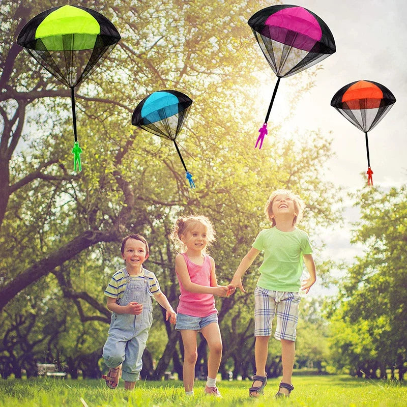 Hand Throwing Parachute Men Toy Set of 4 – Kids Outdoor Fun