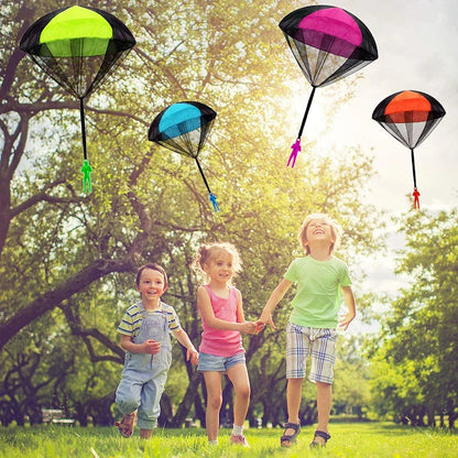 Hand Throwing Parachute Men Toy Set of 4 – Kids Outdoor Fun