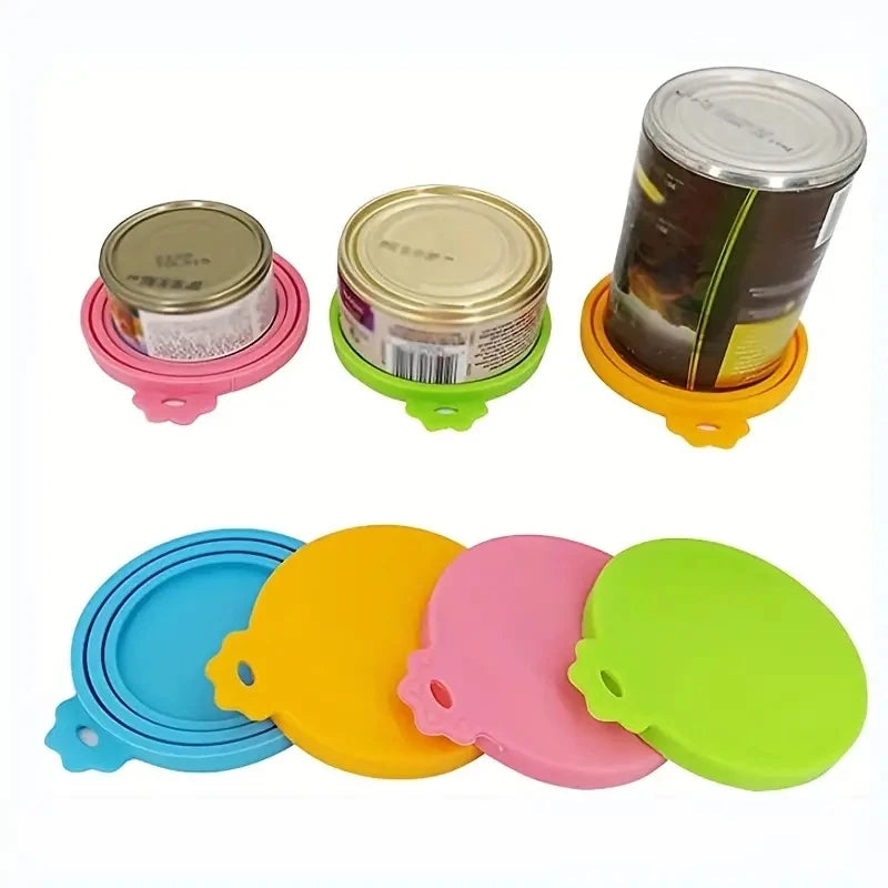 Silicone Pet Can Lid – BPA-Free Reusable Cover for Dog & Cat Food Cans