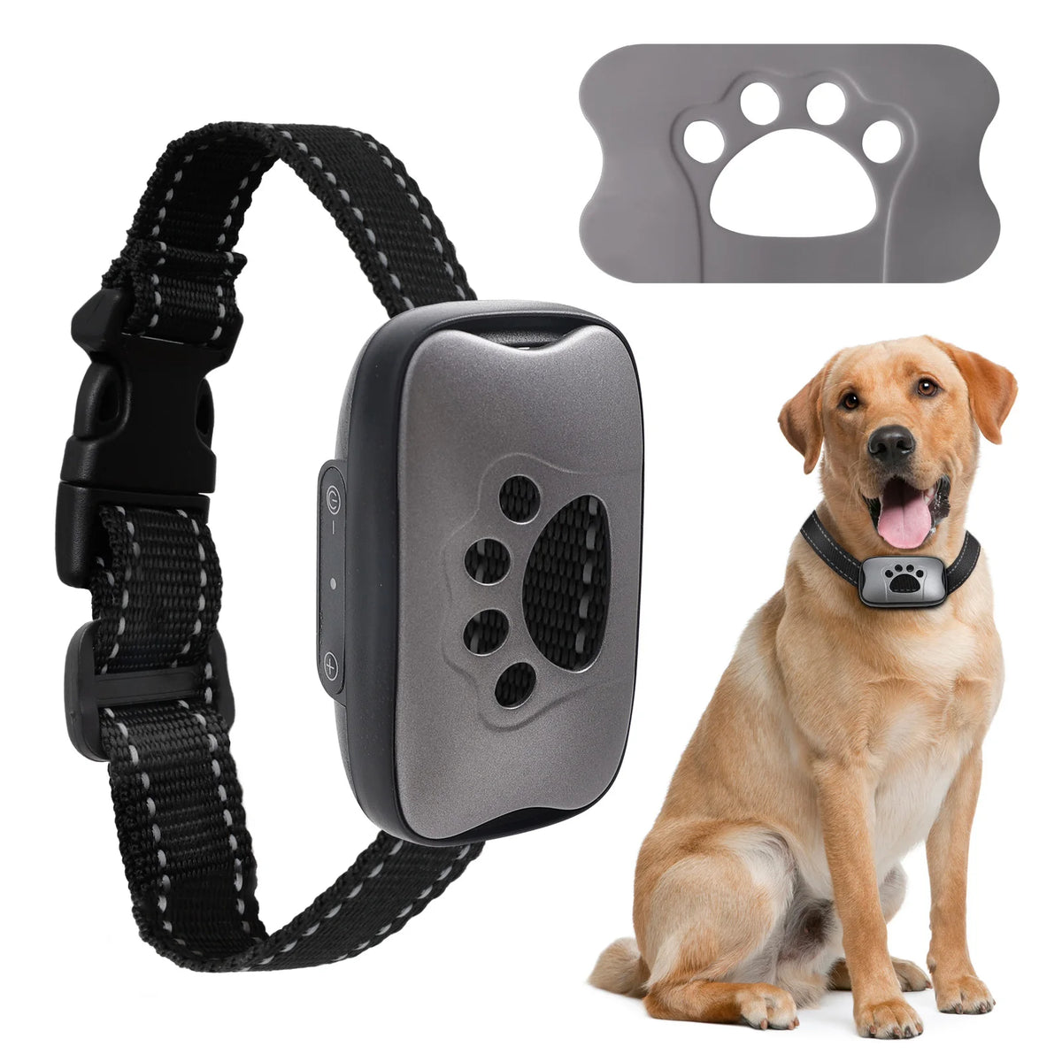 Ultrasonic Anti-Bark Dog Collar – USB Rechargeable Training Device