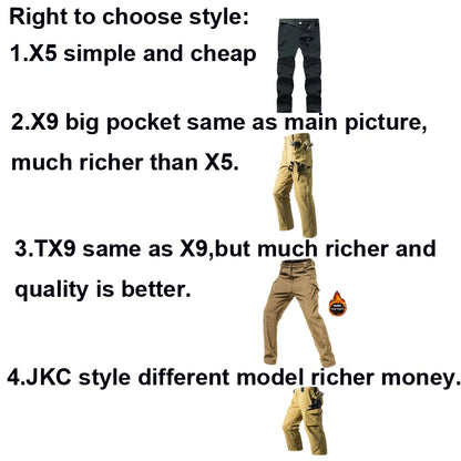 Men's Fleece Softshell Cargo Pants – Tactical Hiking Trousers