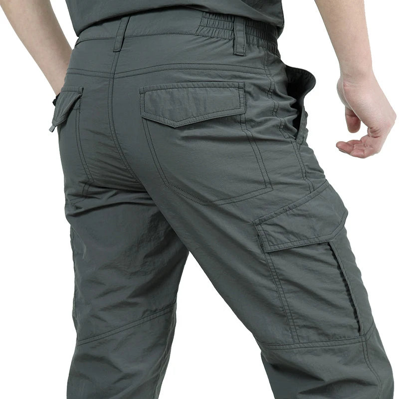 Men's Military Tactical Cargo Pants – Waterproof Multi-Pocket Outdoor Trousers