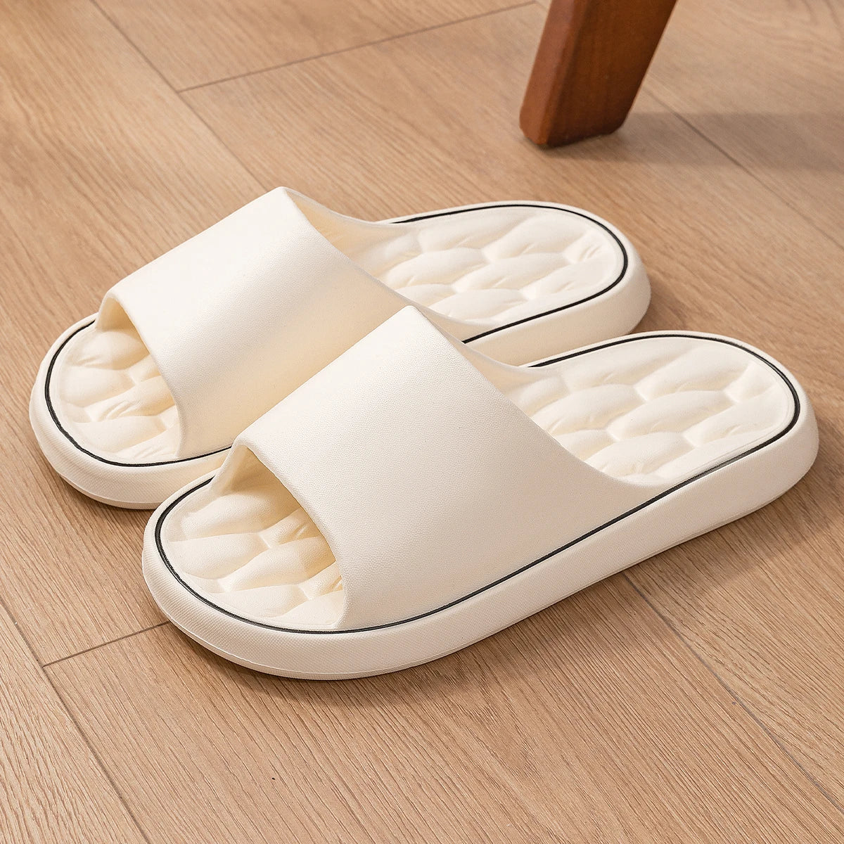 Men's Cloud Slide Sandals – Soft Non-Slip Indoor Outdoor Slippers