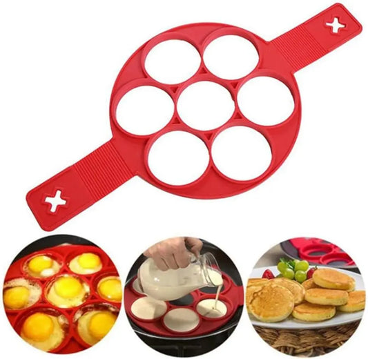 Nonstick Silicone Pancake & Egg Mold Ring