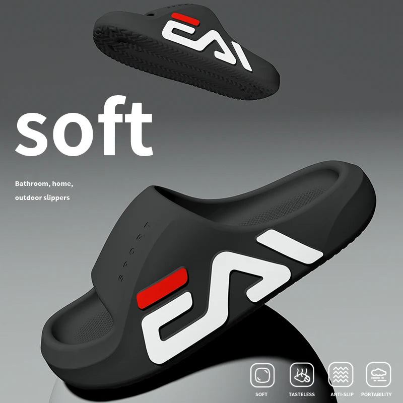 Thick Sole EVA Slippers for Men – Soft Air Cushion Sandals