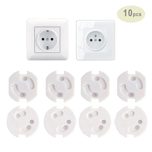 Baby Proof Outlet Covers 10-Pack – Child Safety Plug Protectors