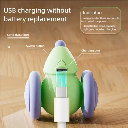 Electric Mouse Cat Toy – Automatic Interactive Teaser with Obstacle Avoidance