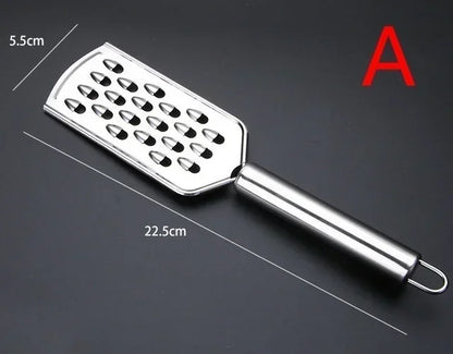 Stainless Steel Handheld Cheese Grater – Multi-Purpose Kitchen Grater