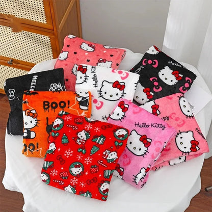 Hello Kitty Flannel Pajama Pants for Women – Cute Loose Lounge Bottoms