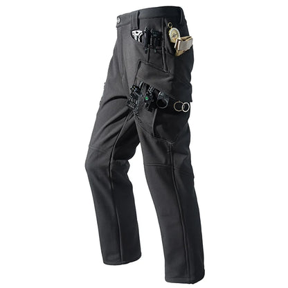 Men's Fleece Softshell Cargo Pants – Tactical Hiking Trousers