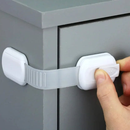 Baby Safety Cabinet Locks – Adhesive Child Proof Drawer & Door Latches