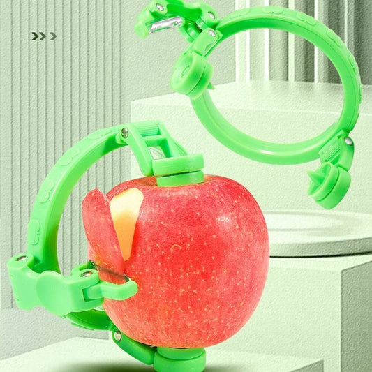 Handheld Rotary Apple Peeler & Corer with Spiral Slicer