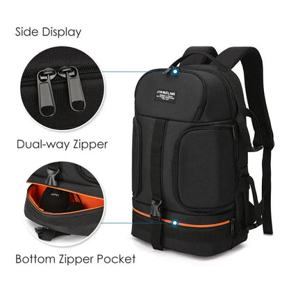 DSLR Camera Backpack – Waterproof Large Capacity with 15.6" Laptop Compartment
