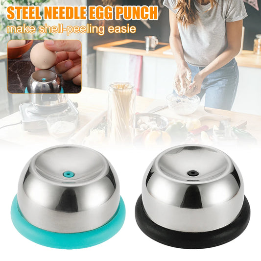 Egg Piercer – Stainless Steel Needle Hole Puncher for Boiling & Poaching