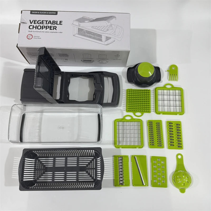 14-Piece Multifunctional Grater & Vegetable Slicer Set