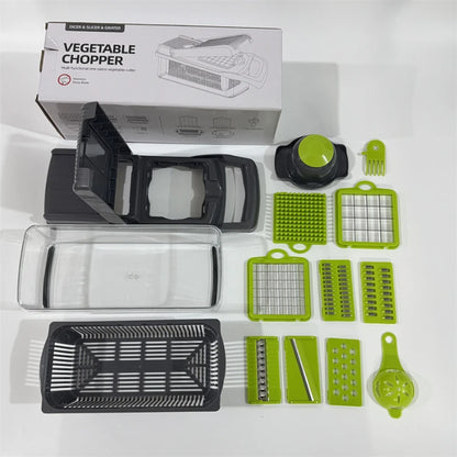 14-Piece Multifunctional Grater & Vegetable Slicer Set