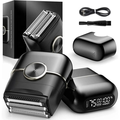 Electric Foil Shaver for Men – 4-Blade Wet & Dry Waterproof Razor